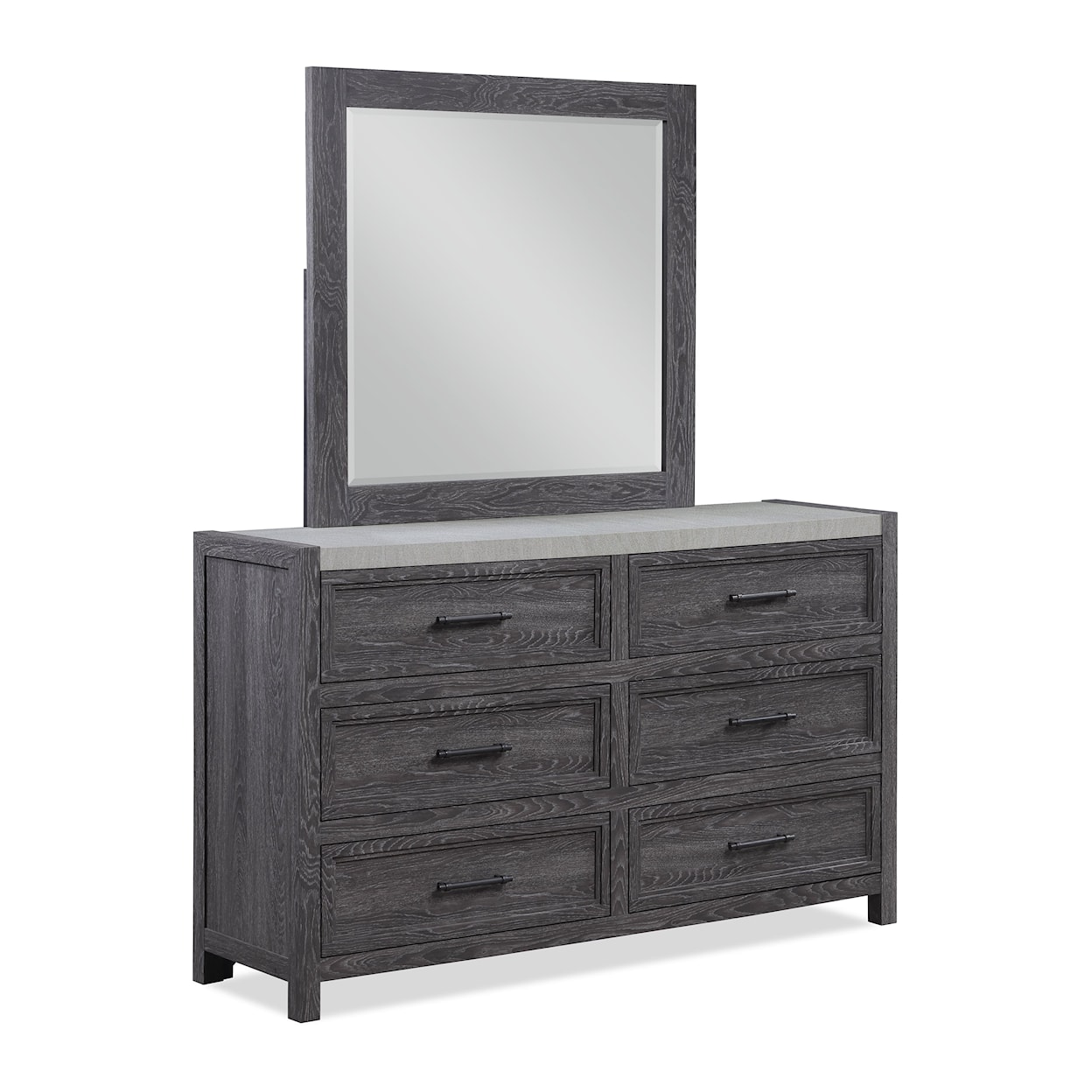 Crown Mark MADSEN Dresser and Mirror