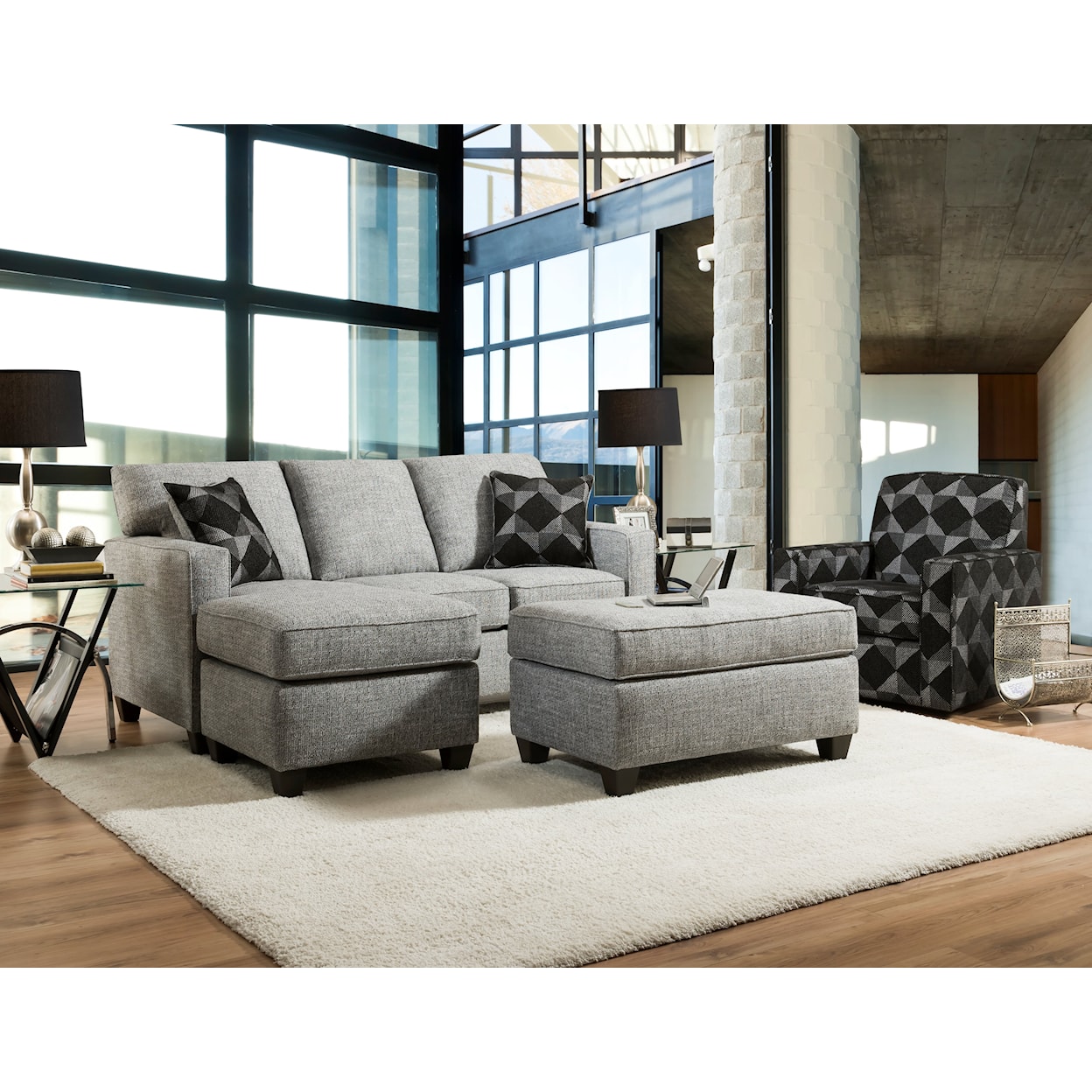 Peak Living 3660 Accent Swivel Chair