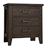 Laurel Mercantile Co. Passageways 3-Drawer Nightstand