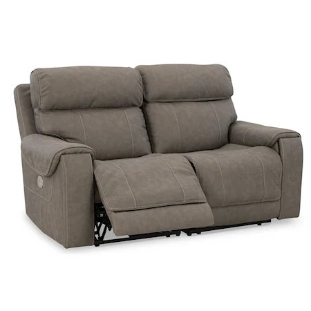 2-Piece Power Reclining Loveseat with Pop-Out Cup Holders