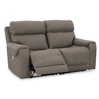 2-Piece Power Reclining Loveseat with Pop-Out Cup Holders