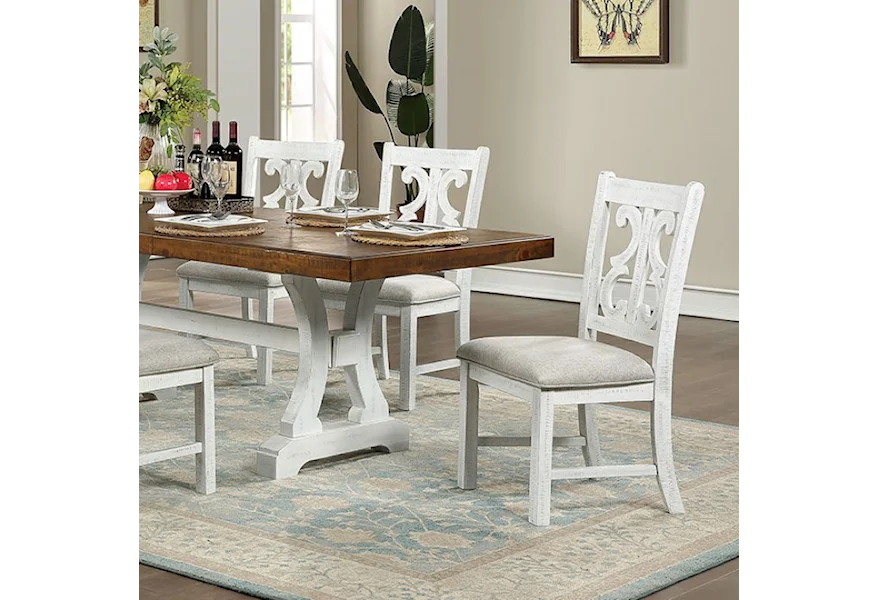 Auletta Dining Table by Furniture of America at Dream Home Interiors