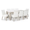 Signature Design by Ashley Wendora Table and 8 Chair Dining Set