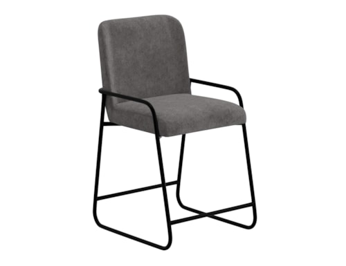 Transitional Upholstered 24" Barstool