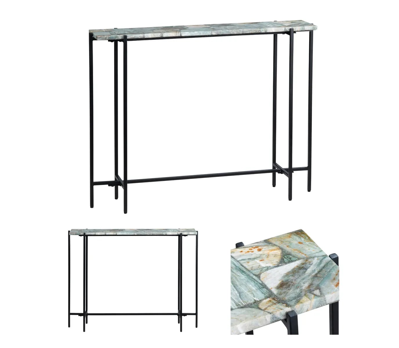 Marble Top Console Table