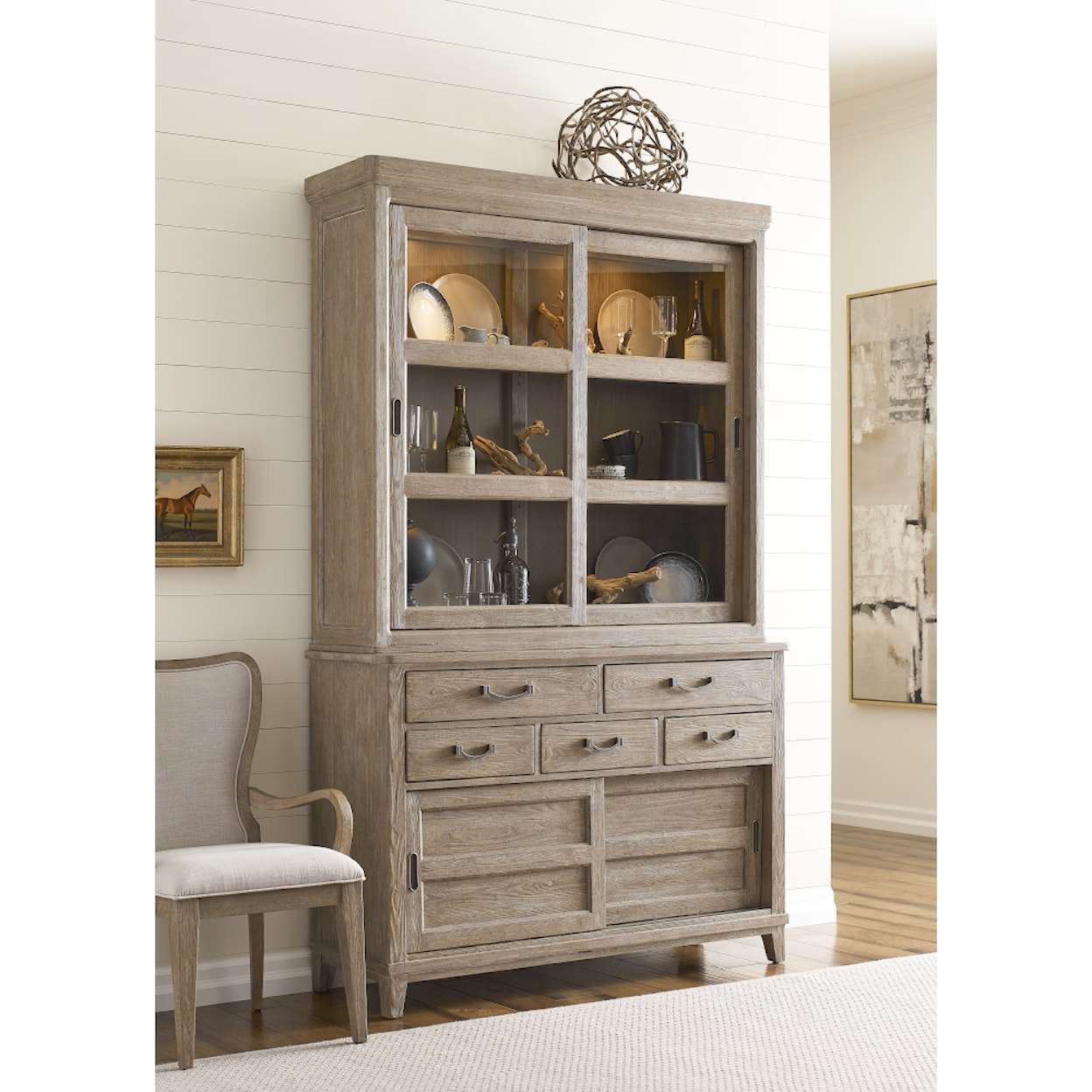 Kincaid Furniture Urban Cottage Pierson Display Cabinet