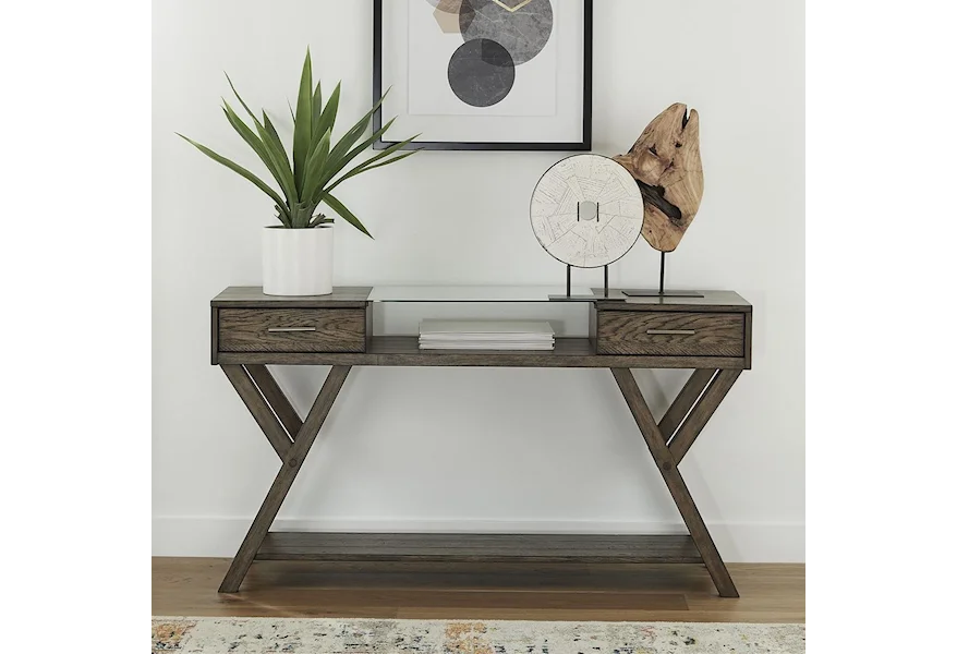 Lennox Drawer Sofa Table by Liberty Furniture at VanDrie Home Furnishings