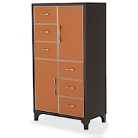 Contemporary 6-Drawer Vertical Chest