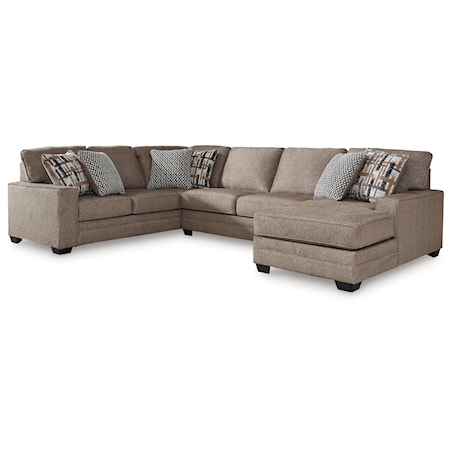 3-Piece Sectional With Chaise