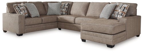 3-Piece Sectional With Chaise