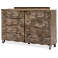Coastal 8-Drawer Dresser with Velvet-lined Drawers