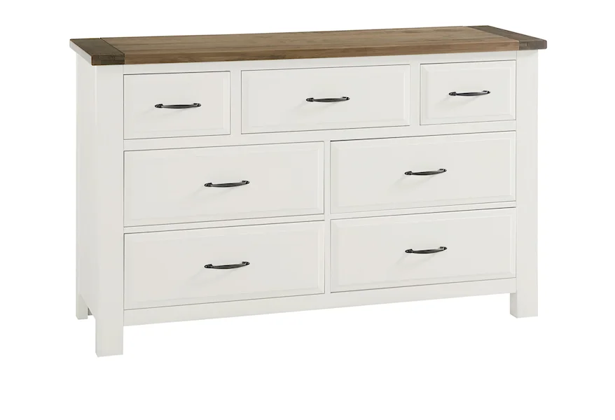 Maple Road 7-Drawer Triple Dresser by Artisan & Post at Esprit Decor Home Furnishings