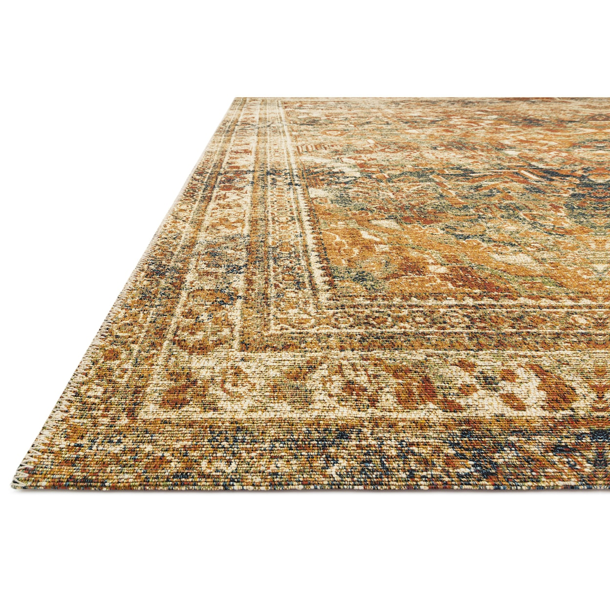 Loloi Rugs Sebastian 10'6" x 13'9" Lagoon / Spice Rug