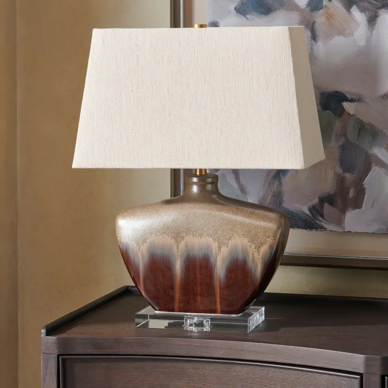 22.25" Ceramic Table Lamp