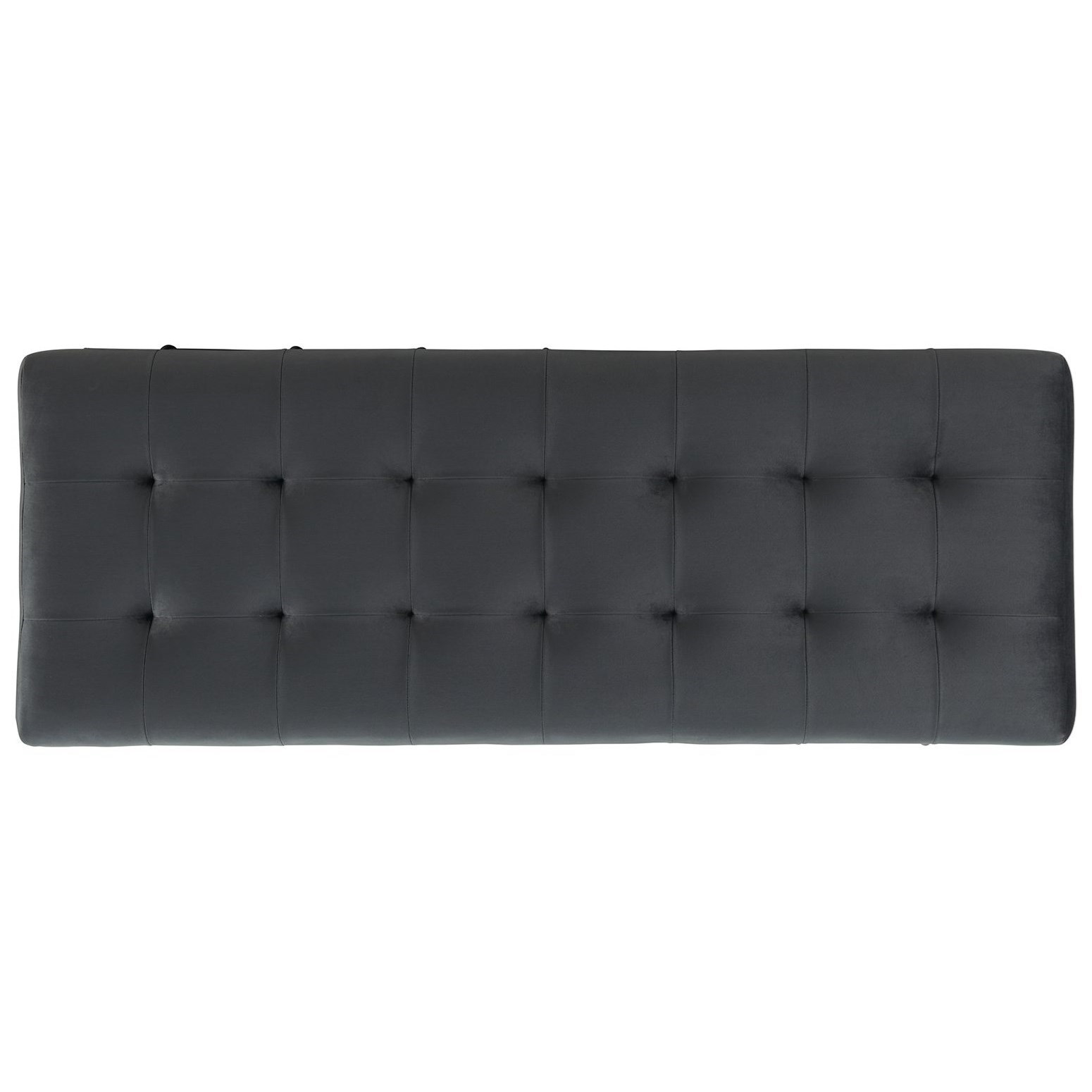 Elements International Crosby- Tufted Storage Ottoman