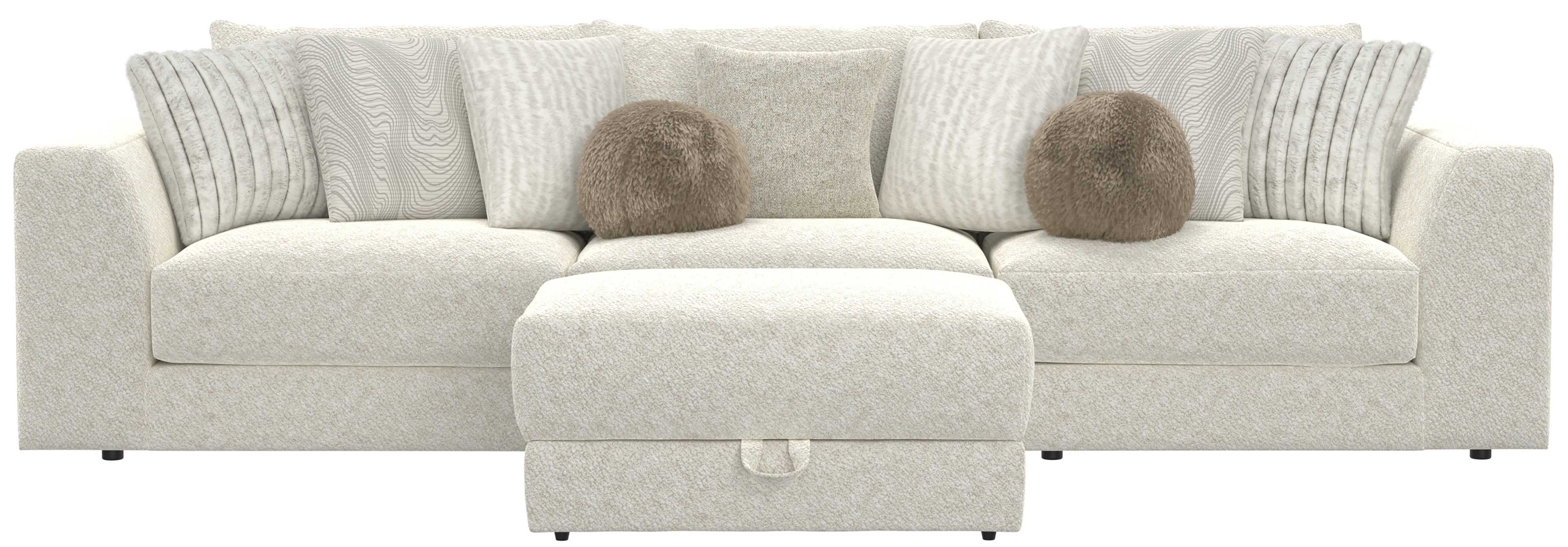 Jackson Furniture Jazzy 3-Piece Modular Sofa