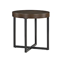 Contemporary Round End Table