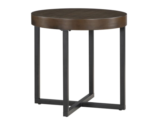 Contemporary Round End Table