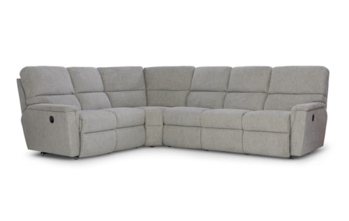 Casual 5-Seat Reclining Sectional Sofa