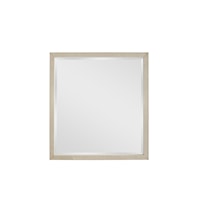 Contemporary Landscape Mirror with Beveled Glass