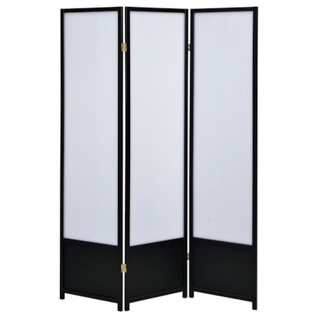 3-Panel Room Divider Folding Shoji Screen