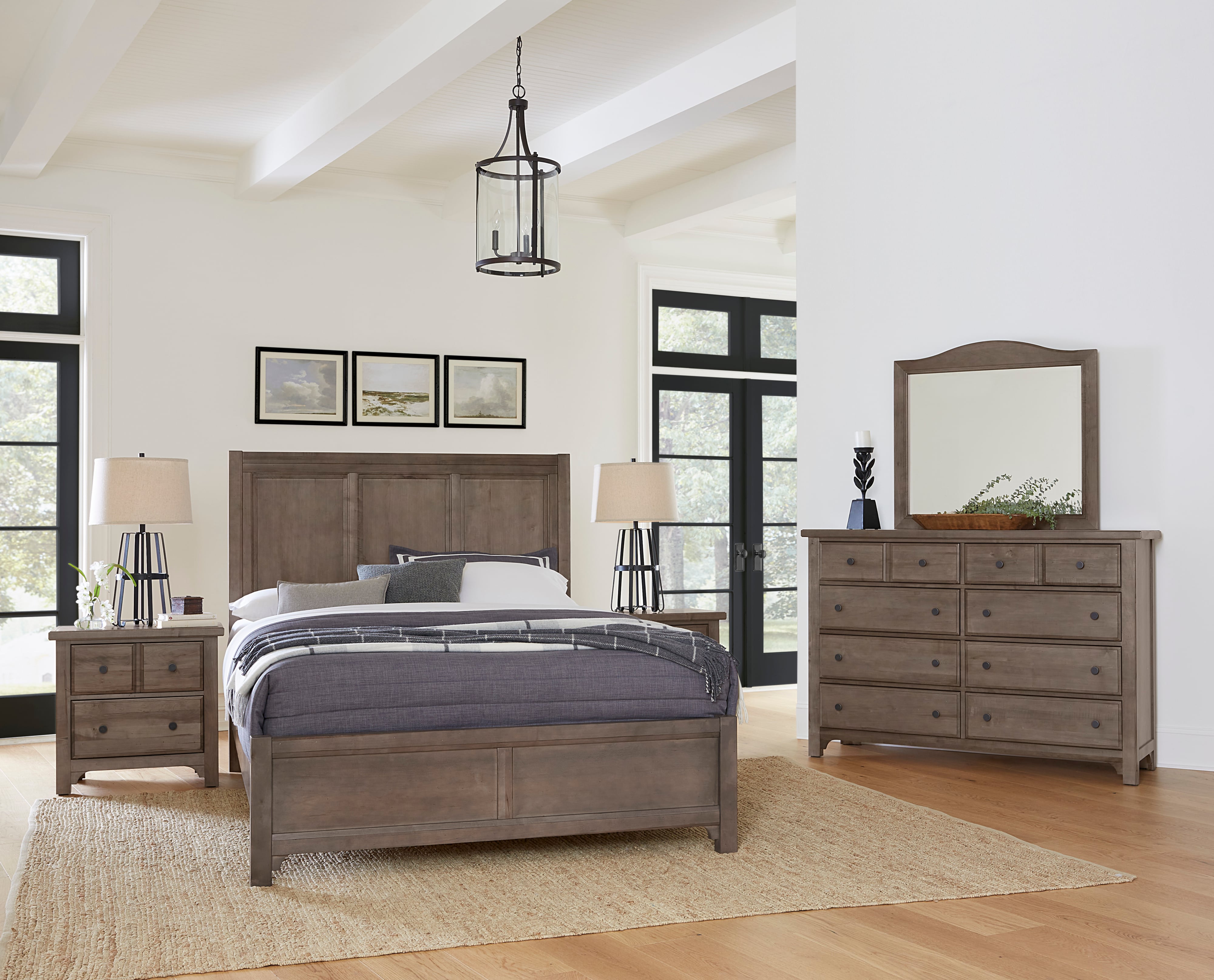 Queen Panel Bed