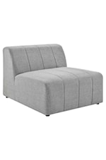 Modway Bartlett Upholstered Fabric 5-Piece Sectional Sofa