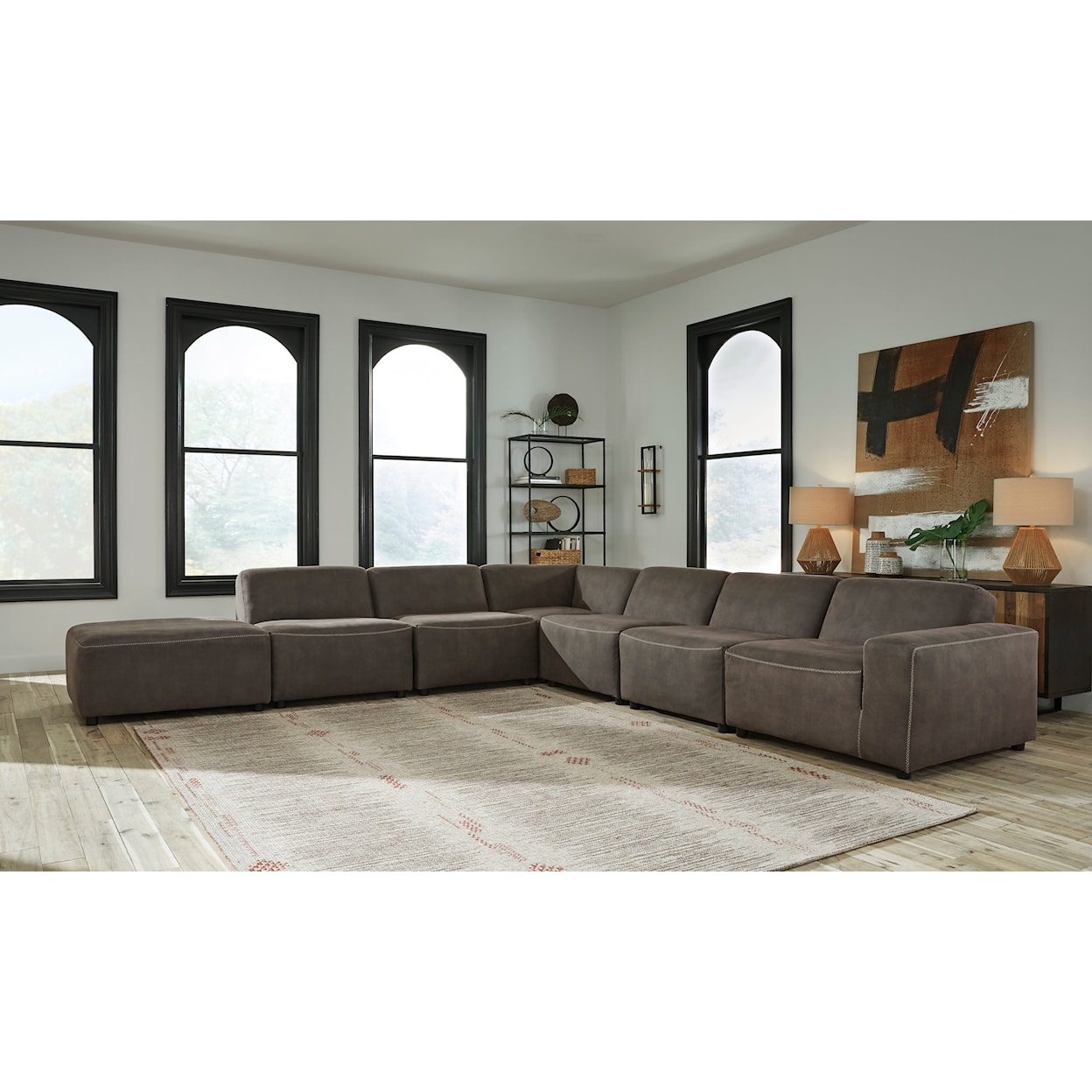 Signature Design by Ashley Furniture Allena 7-Piece Sectional