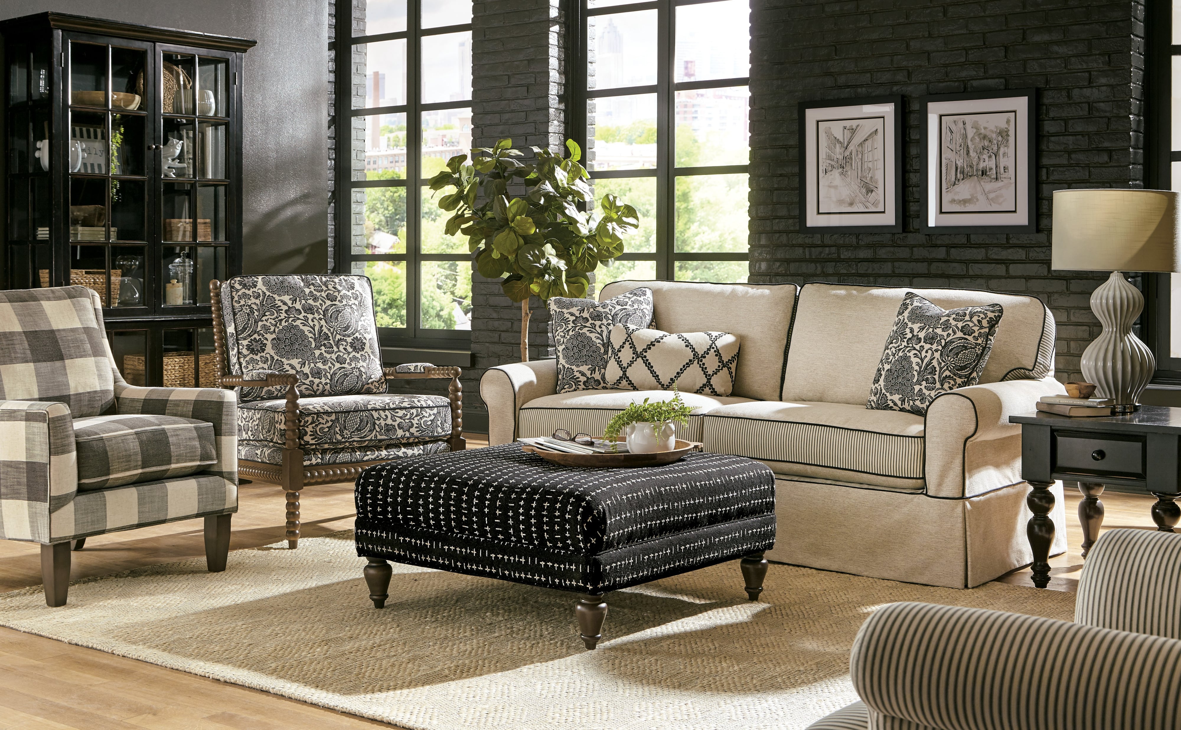 Craftmaster 9174SS 2-Cushion Sofa