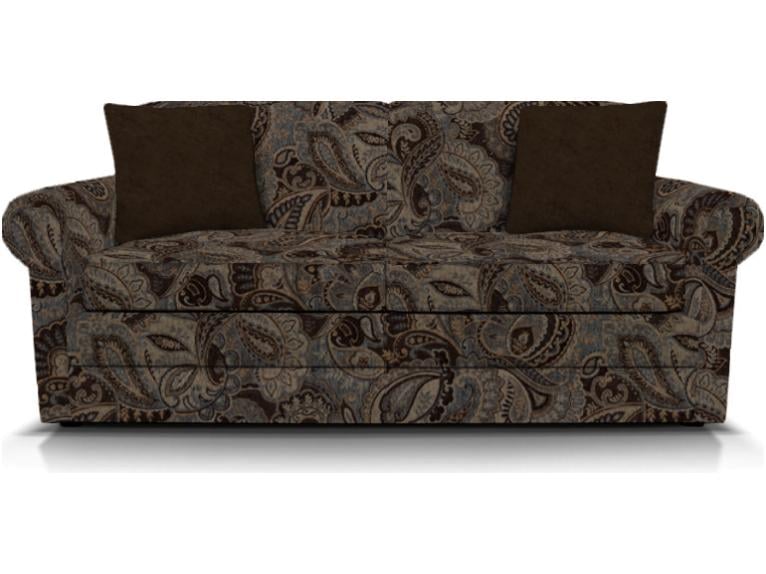 Casual Full Sleeper Loveseat with Innerspring Mattress