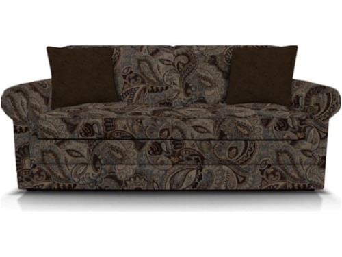 Casual Full Sleeper Loveseat with Innerspring Mattress