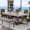 Furniture of America Bridgen Dining Table