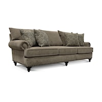 Transitional Sofa with Nailhead Trim