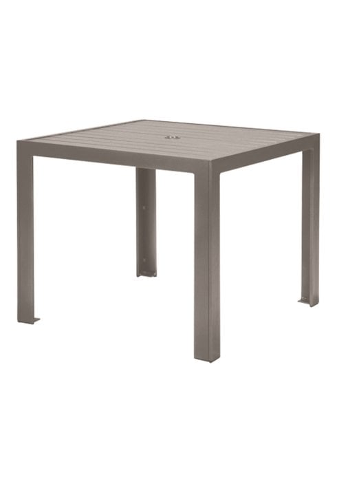 36" Square Dining Table with Umbrella Hole
