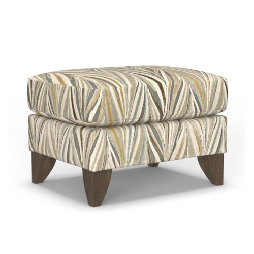 Transitional Chair Ottoman