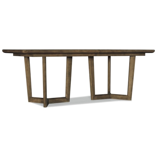 Coastal Rectangular Dining Table with Two 18 Inch Leaves