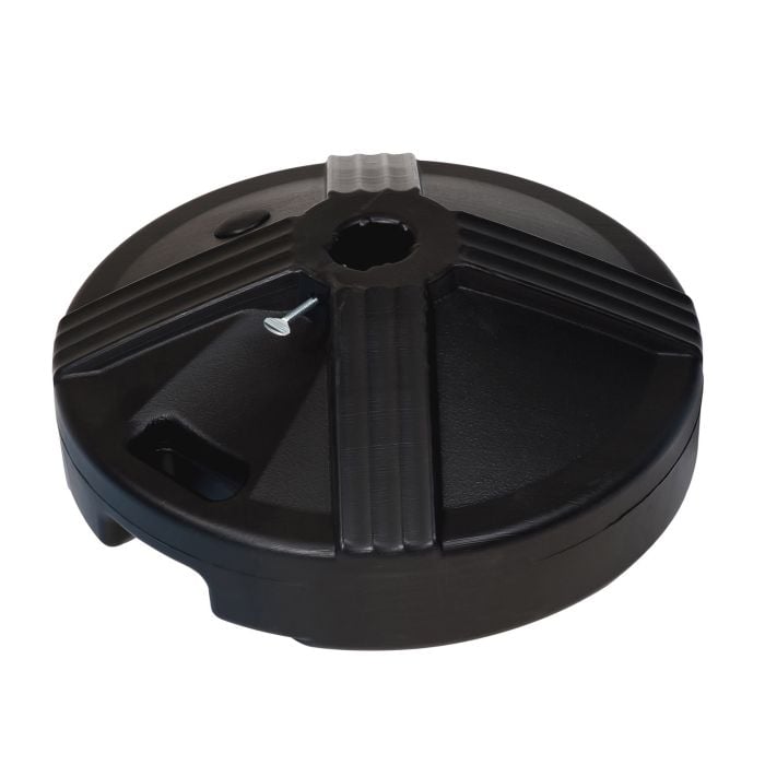 17" Round - 50 lb. Umbrella Base - Black