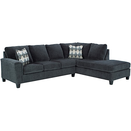 2 Piece Sectional with Right Chaise 