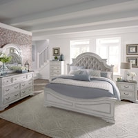 Relaxed Vintage 5-Piece King Bedroom Group