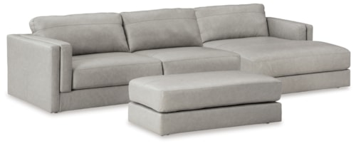 2-Piece Sectional With Chaise And Ottoman