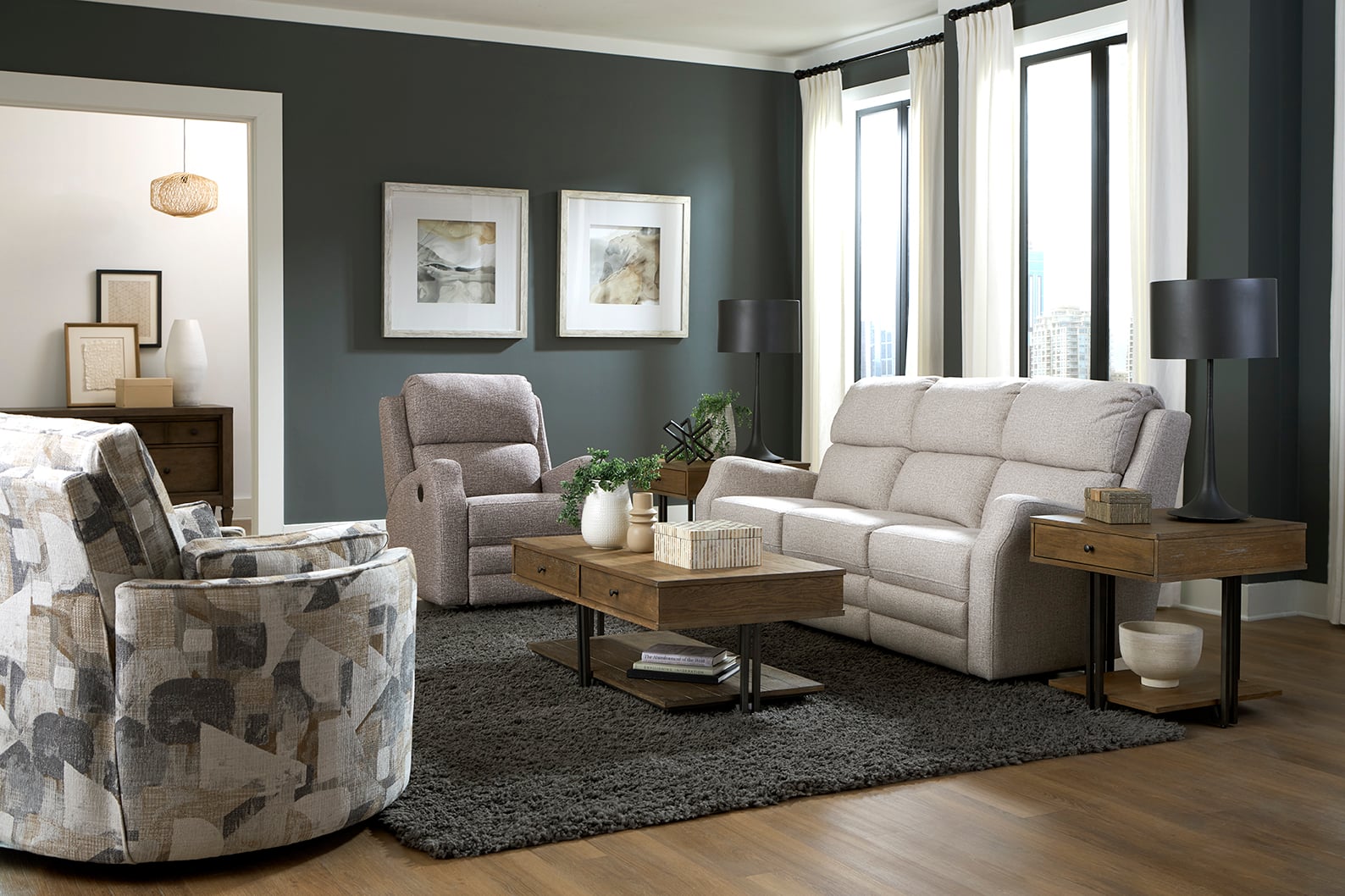 Double Reclining Sofa