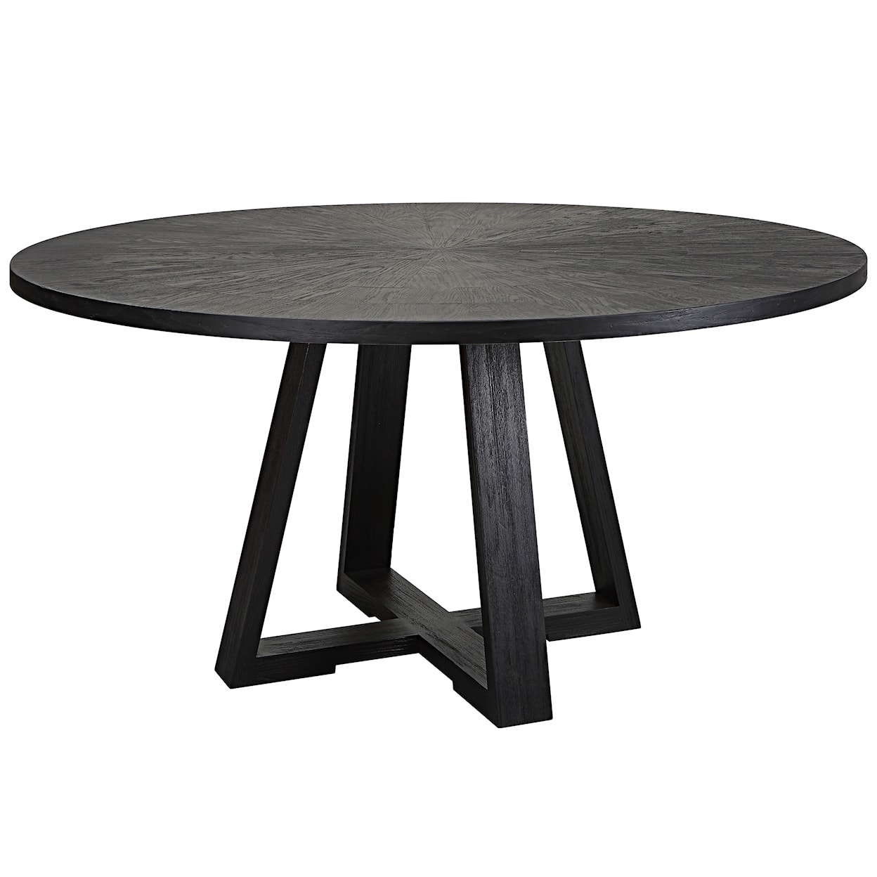 Uttermost Gidran Gidran Round Black Dining Table