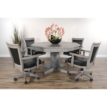 Casual Alpine Grey Dining Set