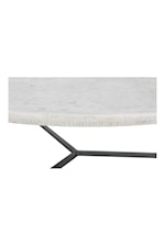 Moe's Home Collection Chloe Contemporary Coffee Table with Marble Top