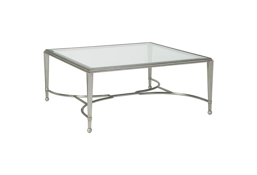 Artistica Metal Sangiovese Square Cocktail Table by Artistica at Z & R Furniture
