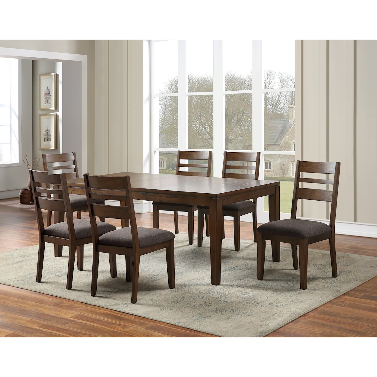 Steve Silver Stratford 7-Piece Table and Chair Set