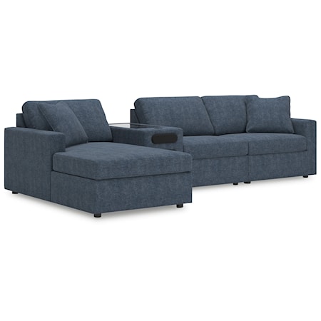 4-Piece Sectional With Chaise