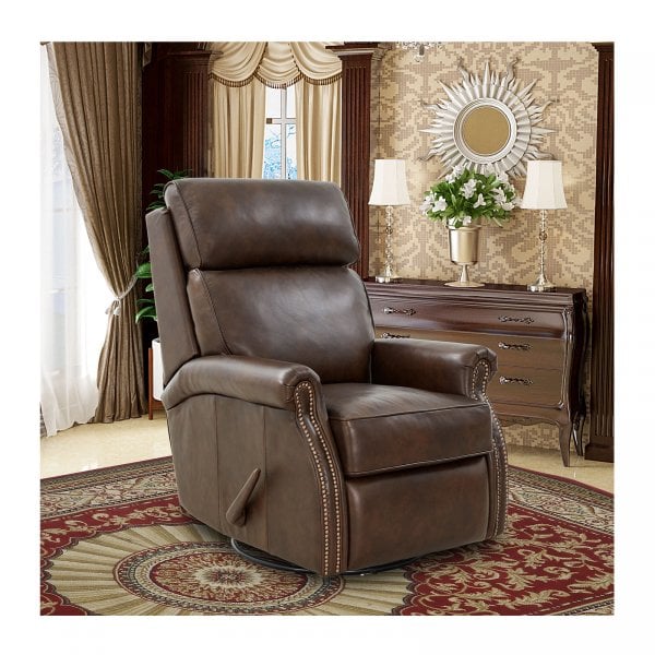 Barcalounger Crews Swivel Glider Manual Recliner