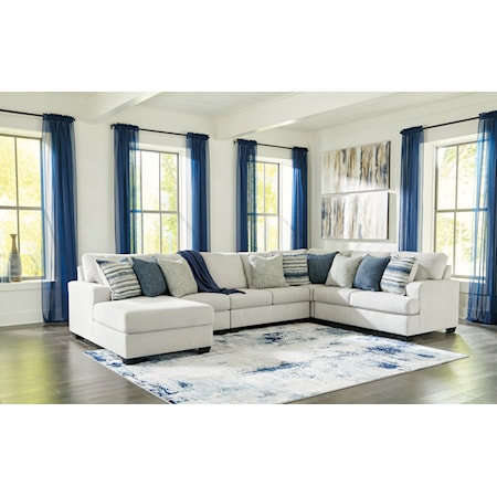 5-Piece Sectional with Chaise