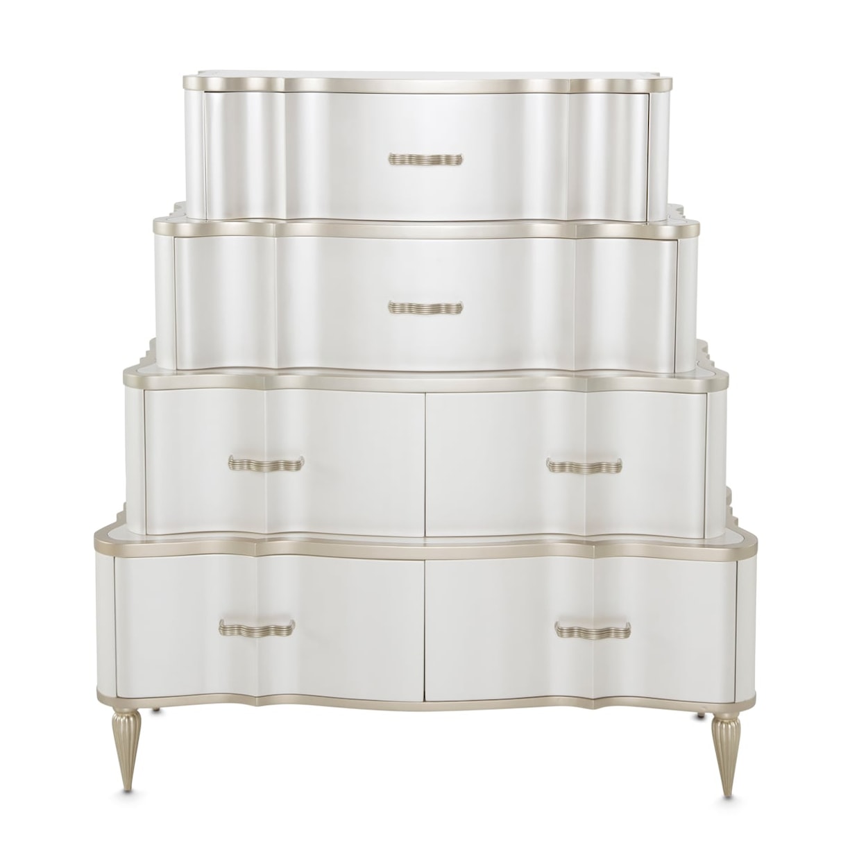 Michael Amini London Place 6-Drawer Tiered Chest